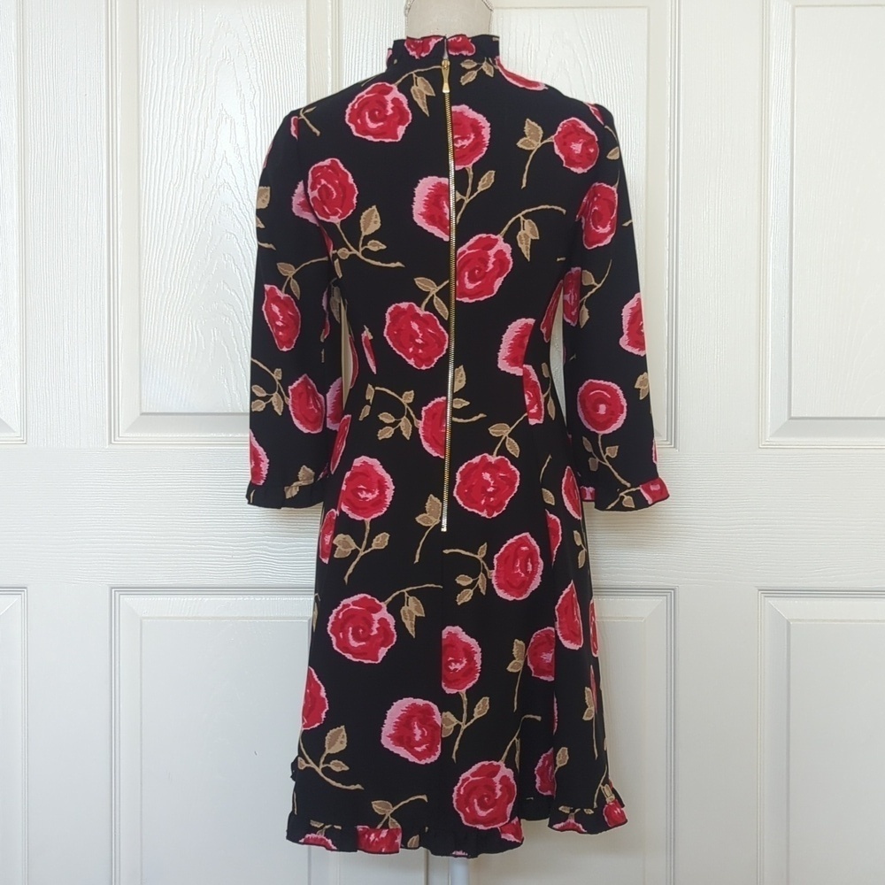 Kate Spade New York Hazy Rose Crepe Dress - Picture 6 of 7